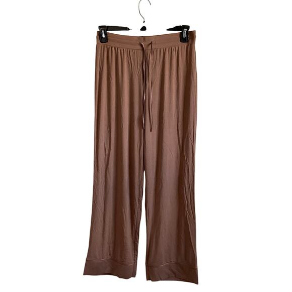 Gap Body True Sleep Brown Wide Leg Soft Pajama/Lounge Pants - Size Small - Picture 1 of 6